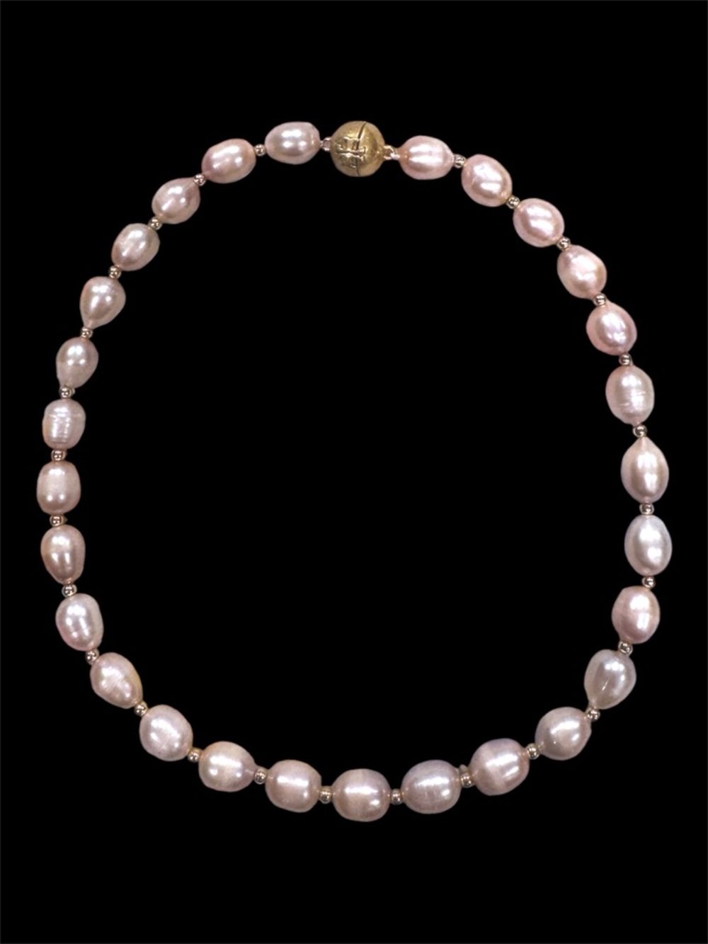 TORY BURCH COLORED PEARLS WITH GOLD BEADS AND CLOSURE